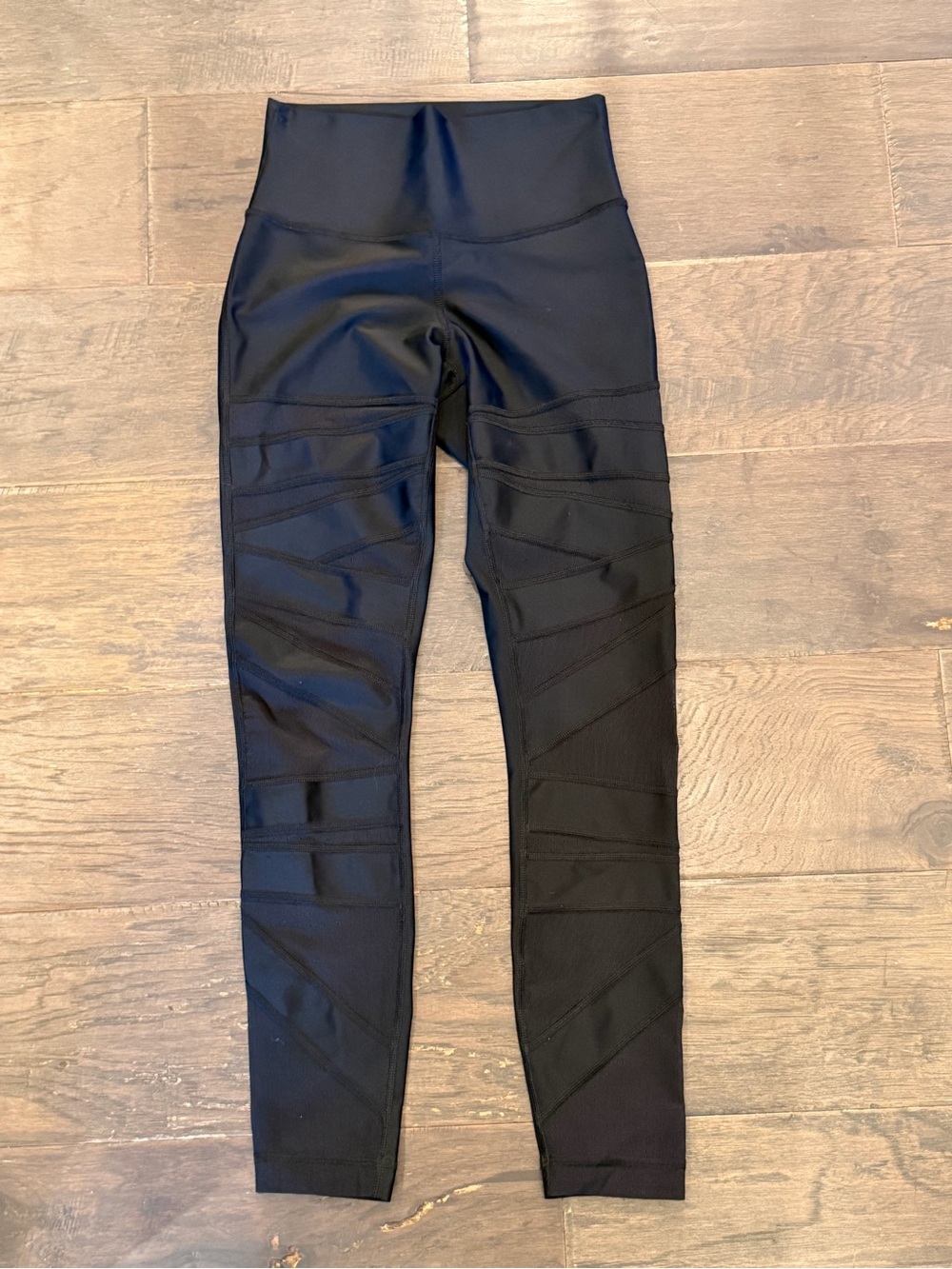 lululemon athletica Black High-Rise Mesh Detail Leggings